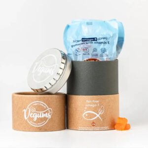 Vegums Visvrije Omega-3 Gummies – Plantaardige DHA uit Algen