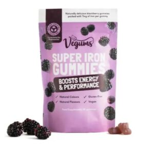 plantaardige ijzer gummies voor energie en weerstand